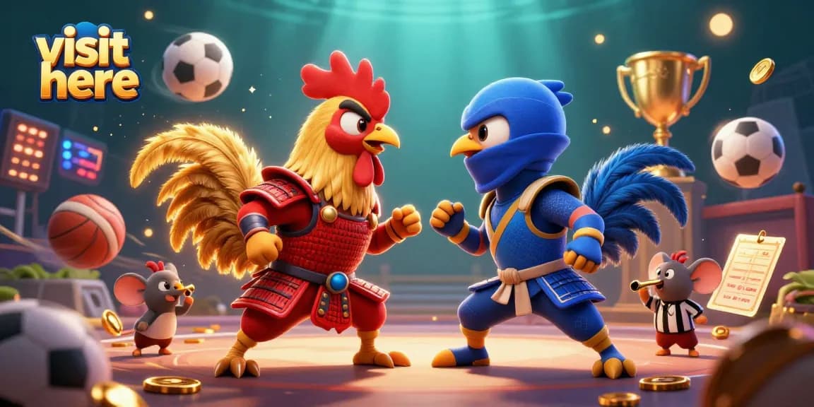 Engage in thrilling action and watch as roosters face off, showcasing the vibrant excitement of gaming — visit here for more!