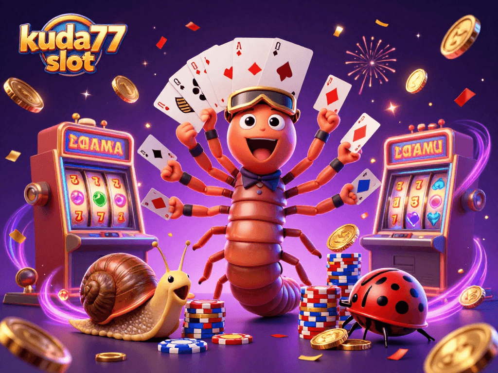 Menghadirkan permainan kuda77 slot, dengan dealer unik dan simbol keberuntungan menanti kemenangan besar!