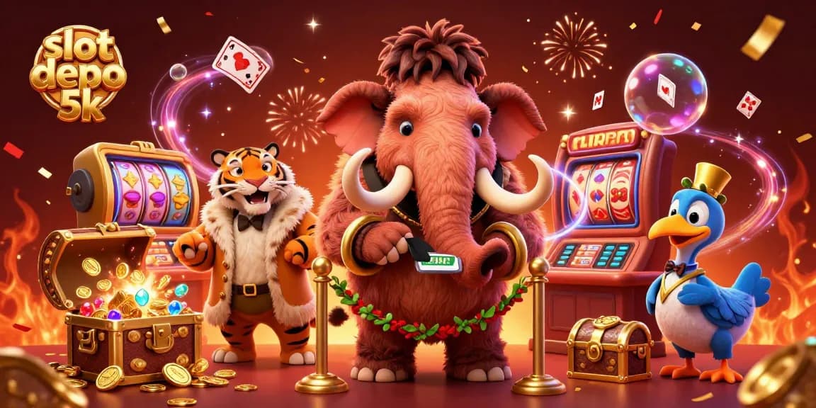 Win big with slot depo 5k in this dynamic casino scene, featuring epic bonuses and rich visuals.