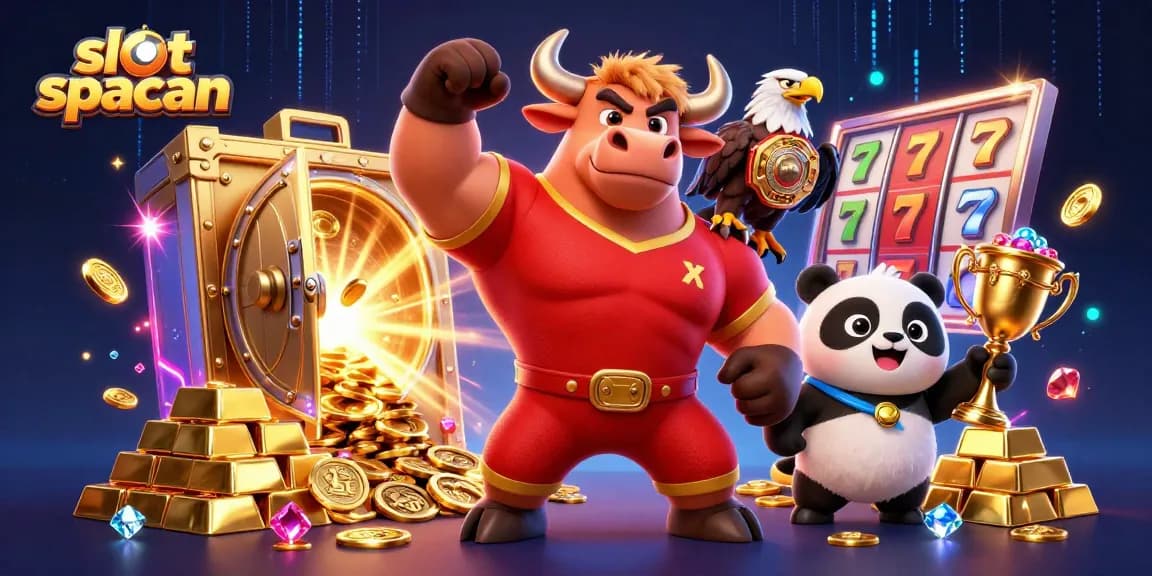 Experience the excitement of slot spaceman with winning reels, gold treasure, and jubilant characters.
