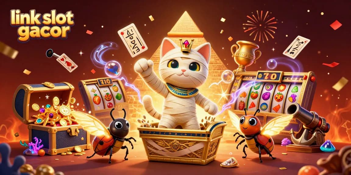 Spin lucky reels with the enchanting link slot gacor in this dynamic casino scene!