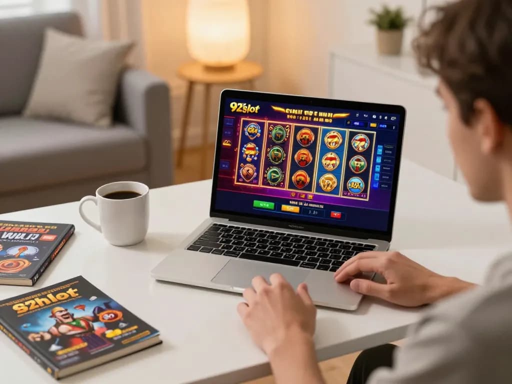 Engaging gameplay at home on the 92slot platform featuring online slots and poker