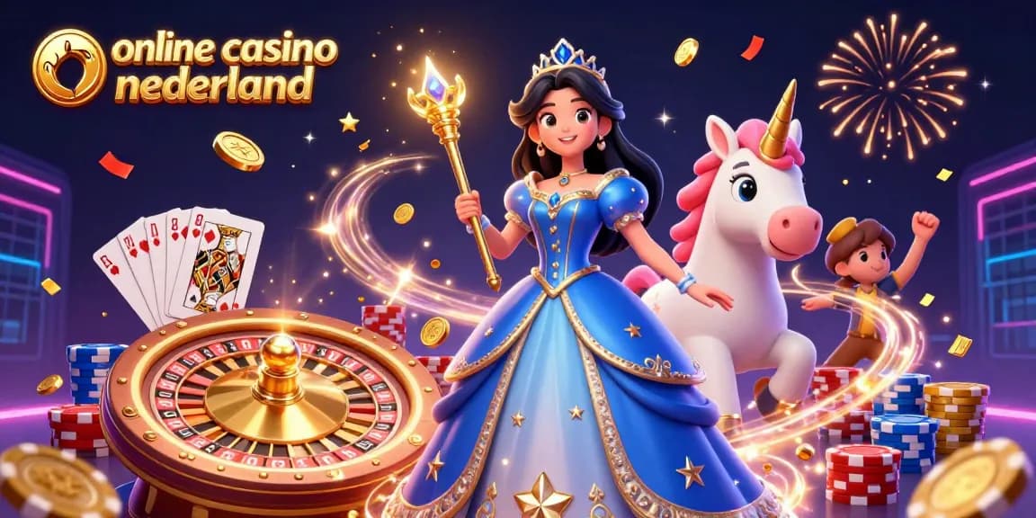 Experience the thrill of gaming at online casino nederland with vibrant 3D illustration capturing excitement.