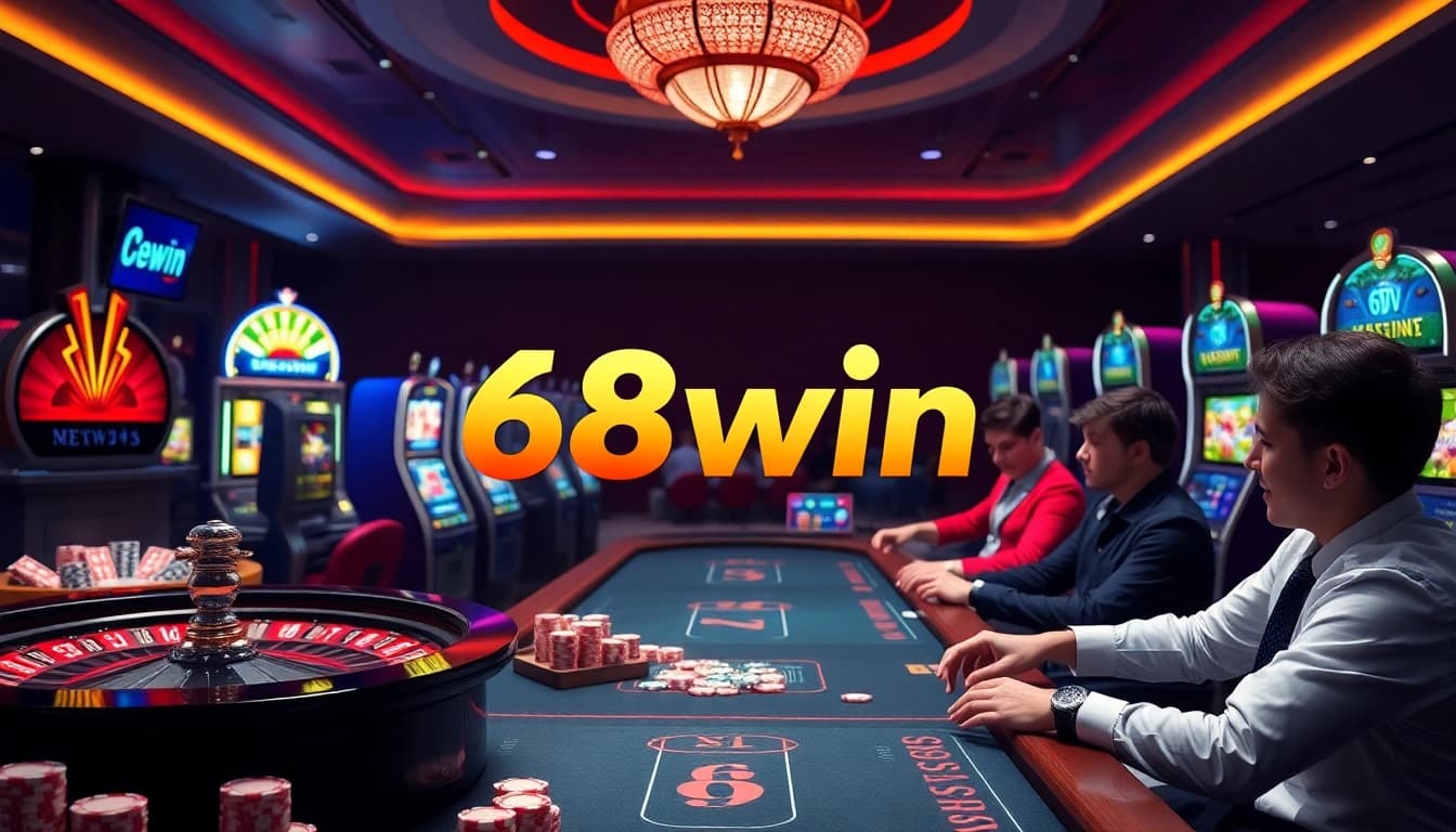 Experience thrilling gameplay at 68win casino with vibrant tables and engaged players.
