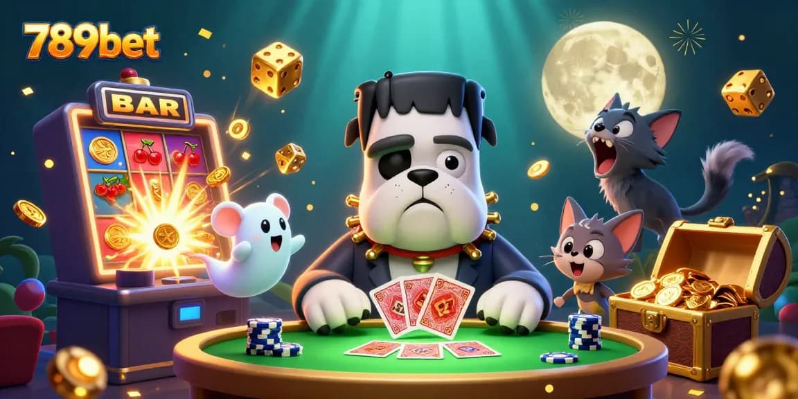 Engage with thrilling games at 789bet, featuring a vibrant 3D casino scene with unique characters and dynamic gameplay.