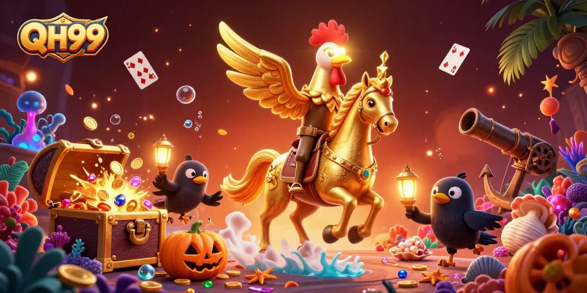 Experience thrilling wins at QH99 with vibrant casino action and glowing game elements.