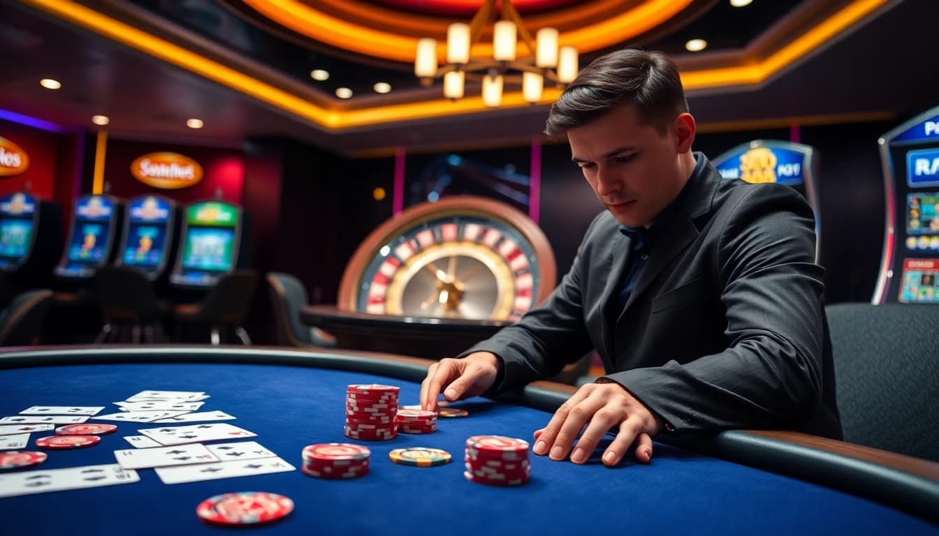 Engage in premium gaming experiences at Trang Chủ AU88 with vibrant casino tables and thrilling action.
