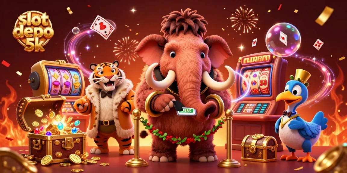 Win big with slot depo 5k in this dynamic casino scene, featuring epic bonuses and rich visuals.