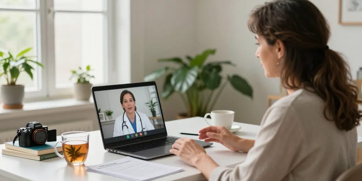 Obtaining your Ohio MMJ Card online with a licensed doctor in a cozy telemedicine setting