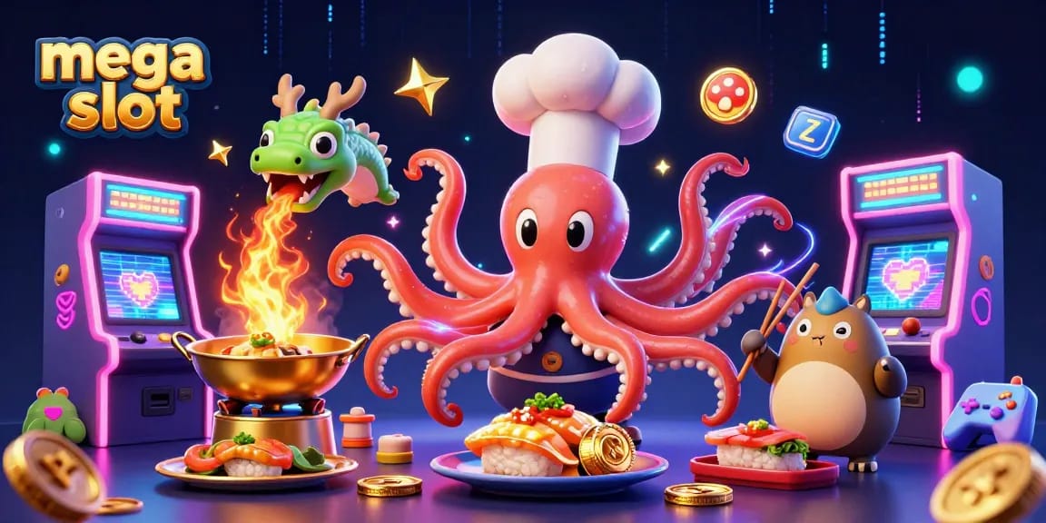 Menangkan permainan mega slot dengan ilustrasi yang menarik dan penuh aksi di kasino.