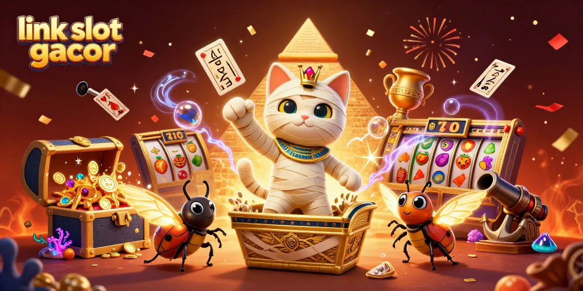Spin lucky reels with the enchanting link slot gacor in this dynamic casino scene!