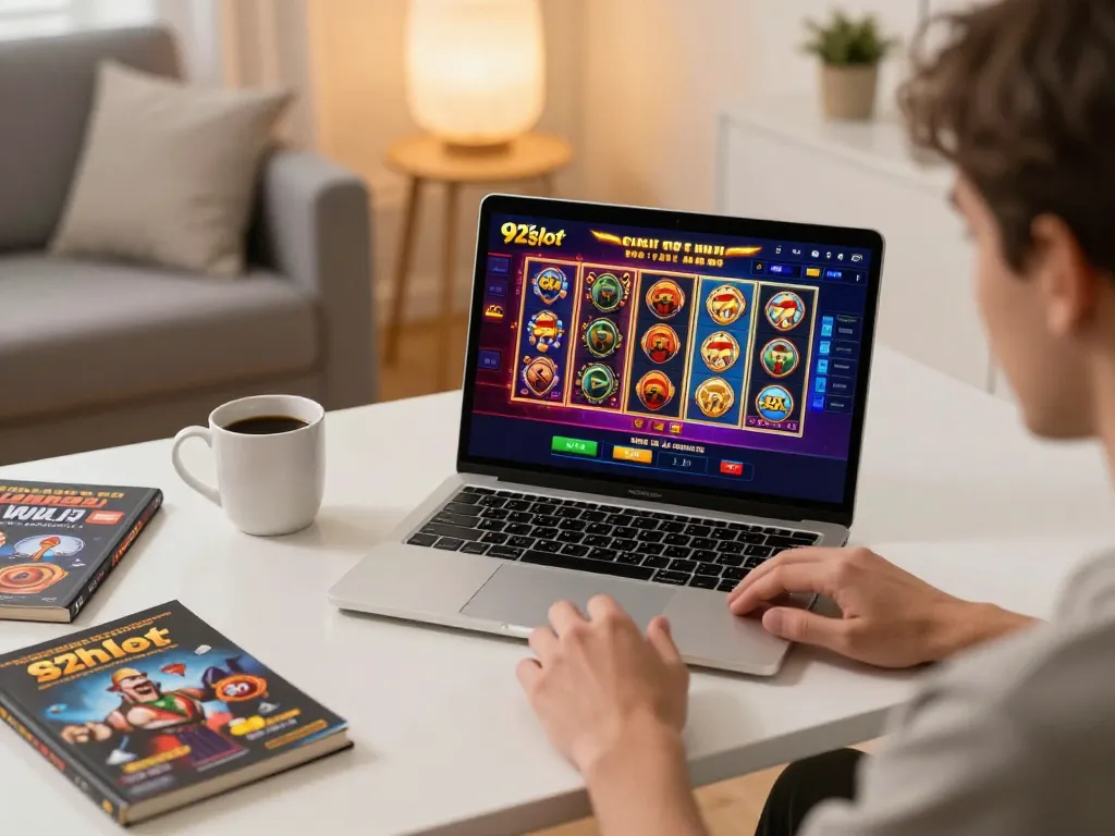 Engaging gameplay at home on the 92slot platform featuring online slots and poker