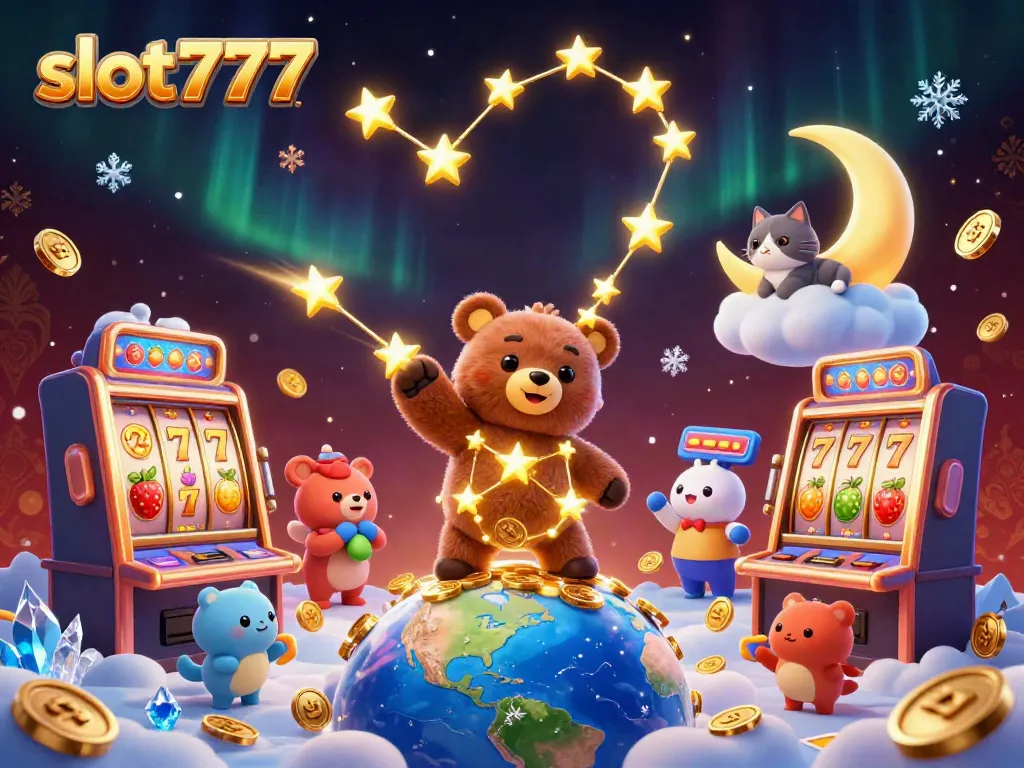 Slot777 menawarkan permainan mesin slot yang menarik dengan banyak simbol dan jackpot yang bersinar.
