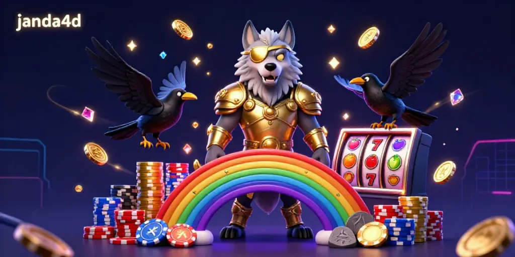 Permainan slot yang menarik di janda4d dengan simbol beruntung dan efek visual yang memukau.