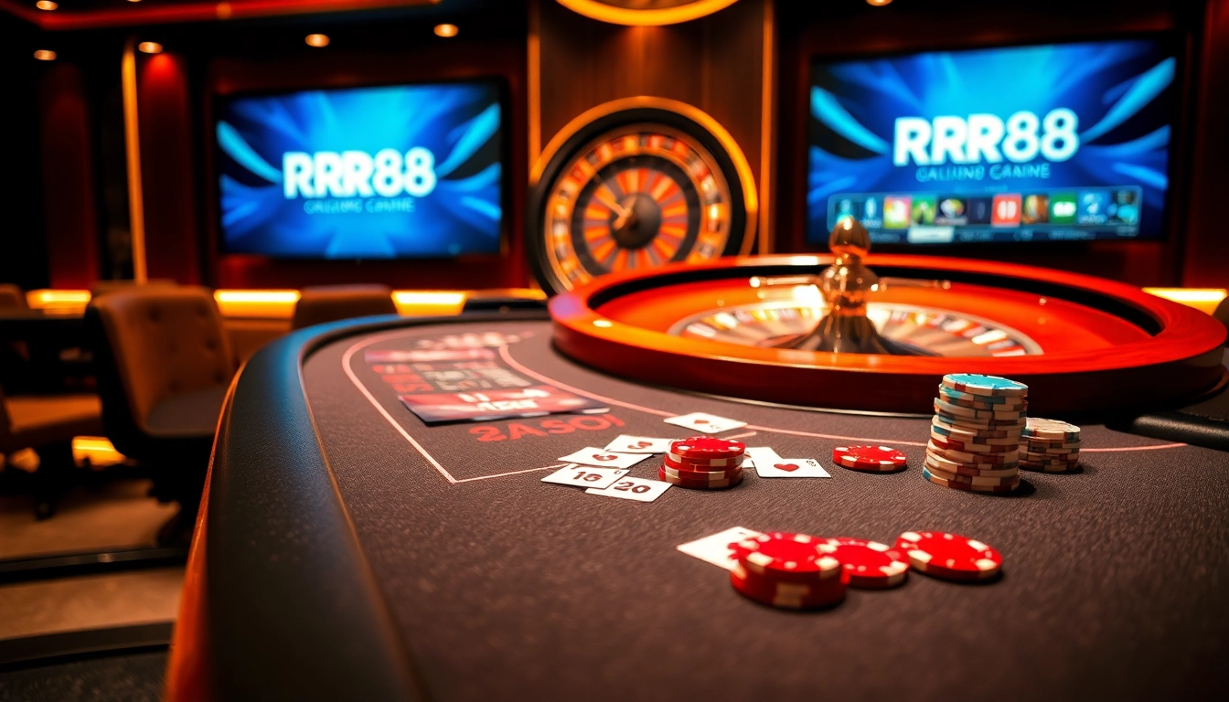 Experience the thrill of gaming at RR88 online casino with vibrant tables and immersive gameplay.